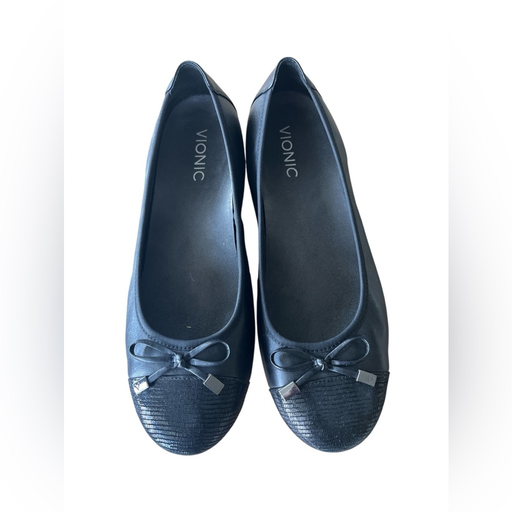 VIONIC Minna Ballet Flats Size 9.5 Black